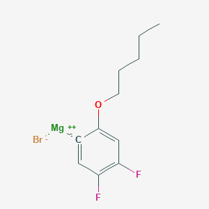 (4,5-Difluoro-2-(n-pentyloxy)phenyl)magnesium bromide