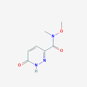 N-methoxy-N-methyl-6-oxo-1,6-dihydropyridazine-3-carboxamide