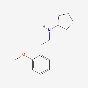 N-[2-(2-methoxyphenyl)ethyl]cyclopentanamine