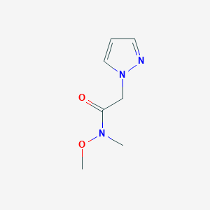 N-methoxy-N-methyl-2-(1H-pyrazol-1-yl)acetamide