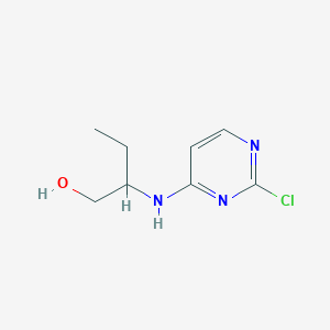 2-[(2-Chloropyrimidin-4-yl)amino]butan-1-ol