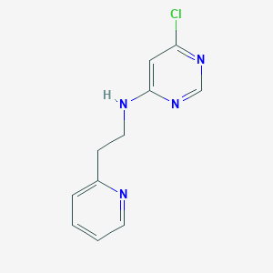6-chloro-N-[2-(pyridin-2-yl)ethyl]pyrimidin-4-amine