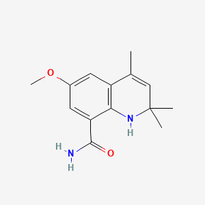 6-Methoxy-2,2,4-trimethyl-1,2-dihydroquinoline-8-carboxamide