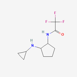 N-(2-(cyclopropylamino)cyclopentyl)-2,2,2-trifluoroacetamide