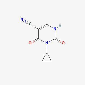 3-Cyclopropyl-2,4-dioxo-1,2,3,4-tetrahydropyrimidine-5-carbonitrile