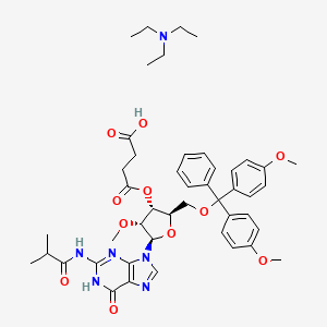 N2-Isobutyryl-5'-O-(4,4'-dimethoxytrityl)-2'-O-methylguanosine-3'-O-succinate, triethylamine salt