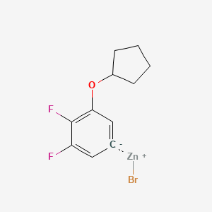 3-Cyclopentyloxy-4,5-difluorophenylZinc bromide