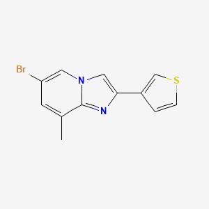 6-Bromo-8-methyl-2-(thiophen-3-yl)imidazo[1,2-a]pyridine