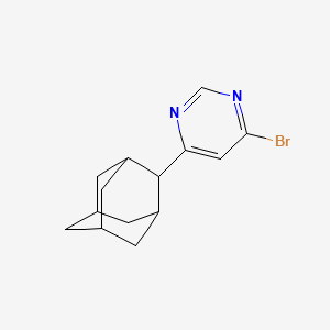 4-(Adamantan-2-yl)-6-bromopyrimidine