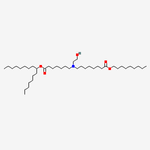 molecular formula C42H83NO5 B14882348 Nonyl 8-((7-(hexadecan-8-yloxy)-7-oxoheptyl)(2-hydroxyethyl)amino)octanoate 