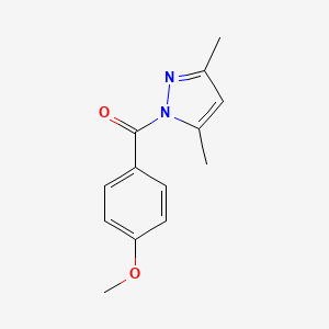 (3,5-dimethyl-1H-pyrazol-1-yl)(4-methoxyphenyl)methanone