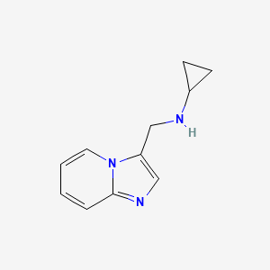 N-(imidazo[1,2-a]pyridin-3-ylmethyl)cyclopropanamine