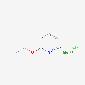 molecular formula C7H8ClMgNO B14882410 (6-Ethoxypyridin-2-yl)magnesium chloride 