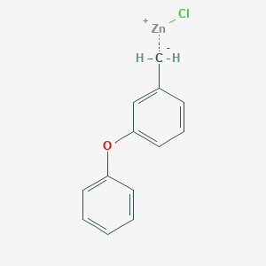 molecular formula C13H11ClOZn B14882431 3-PhenoxybenZylZinc chloride 