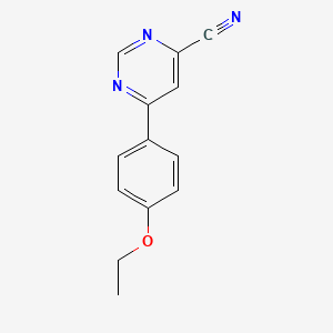 6-(4-Ethoxyphenyl)pyrimidine-4-carbonitrile