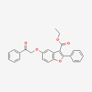 Ethyl 5-(2-oxo-2-phenylethoxy)-2-phenyl-1-benzofuran-3-carboxylate