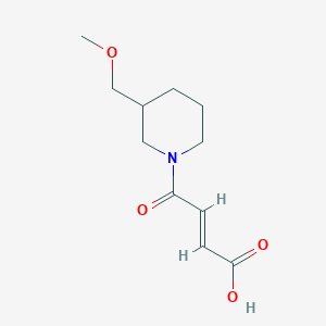 molecular formula C11H17NO4 B1488247 (E)-4-(3-(methoxymethyl)piperidin-1-yl)-4-oxobut-2-enoic acid CAS No. 1704162-15-1