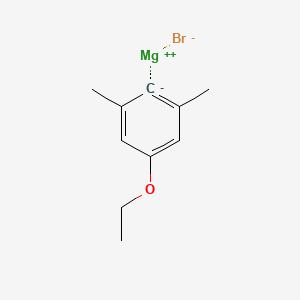 molecular formula C10H13BrMgO B14882473 (4-Ethoxy-2,6-dimethylphenyl)magnesium bromide 