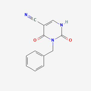 molecular formula C12H9N3O2 B14882505 3-Benzyl-2,4-dioxo-1,2,3,4-tetrahydropyrimidine-5-carbonitrile 