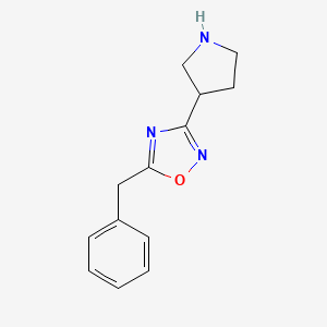 5-Benzyl-3-(pyrrolidin-3-yl)-1,2,4-oxadiazole