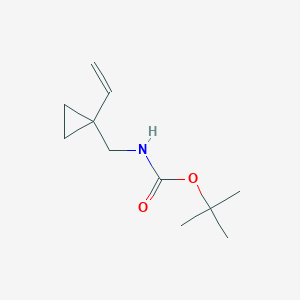 molecular formula C11H19NO2 B14882520 Tert-butyl ((1-vinylcyclopropyl)methyl)carbamate 