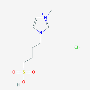 molecular formula C8H15ClN2O3S B14882525 1-Methyl-3-(4-sulfobutyl)-1H-imidazol-3-ium chloride 