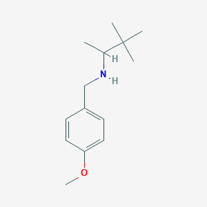 (3,3-Dimethylbutan-2-yl)[(4-methoxyphenyl)methyl]amine