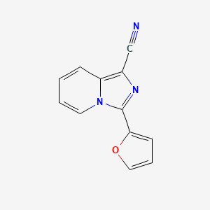 3-(Furan-2-yl)imidazo[1,5-a]pyridine-1-carbonitrile