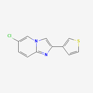 6-Chloro-2-(thiophen-3-yl)imidazo[1,2-a]pyridine