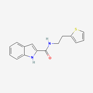 N-(2-(thiophen-2-yl)ethyl)-1H-indole-2-carboxamide