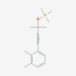 [3-(2,3-Dimethyl-phenyl)-1,1-dimethyl-prop-2-ynyloxy]-trimethyl-silane