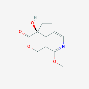 (S)-4-Ethyl-4-hydroxy-8-methoxy-1,4-dihydro-3H-pyrano[3,4-c]pyridin-3-one