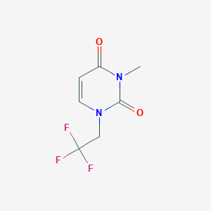 3-methyl-1-(2,2,2-trifluoroethyl)pyrimidine-2,4(1H,3H)-dione