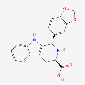 (1S,3R)-1-(Benzo[d][1,3]dioxol-5-yl)-2,3,4,9-tetrahydro-1H-pyrido[3,4-b]indole-3-carboxylic acid