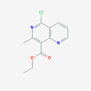 Ethyl 5-chloro-7-methyl-1,6-naphthyridine-8-carboxylate