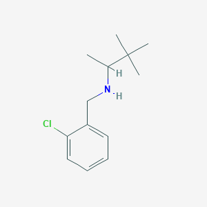 molecular formula C13H20ClN B1488267 [(2-氯苯基)甲基](3,3-二甲基丁烷-2-基)胺 CAS No. 1566755-98-3