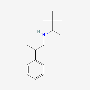 molecular formula C15H25N B1488268 (3,3-Dimethylbutan-2-yl)(2-phenylpropyl)amine CAS No. 1566664-89-8