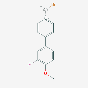 4-(3-Fluoro-4-methoxyphenyl)phenylZinc bromide