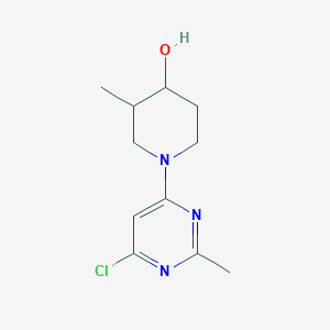 1-(6-Chloro-2-methylpyrimidin-4-yl)-3-methylpiperidin-4-ol