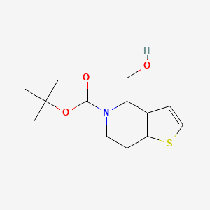 tert-butyl 4-(hydroxymethyl)-6,7-dihydrothieno[3,2-c]pyridine-5(4H)-carboxylate