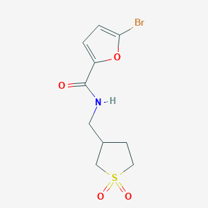 5-bromo-N-((1,1-dioxidotetrahydrothiophen-3-yl)methyl)furan-2-carboxamide