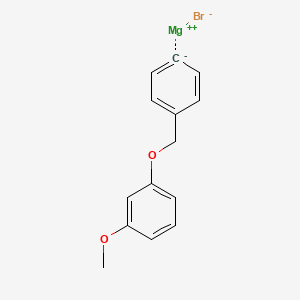 4-(3-Methoxyphenoxymethyl)phenylmagnesium bromide