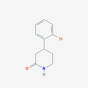 4-(2-Bromophenyl)piperidin-2-one