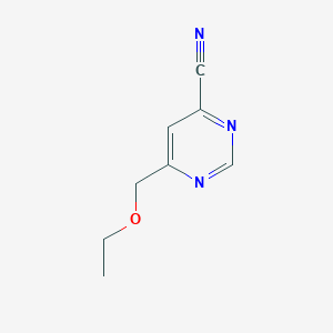 6-(Ethoxymethyl)pyrimidine-4-carbonitrile