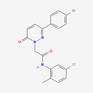 2-(3-(4-bromophenyl)-6-oxopyridazin-1(6H)-yl)-N-(5-chloro-2-methylphenyl)acetamide