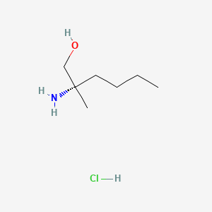 molecular formula C7H18ClNO B14882971 (S)-2-Amino-2-methylhexan-1-ol hydrochloride 