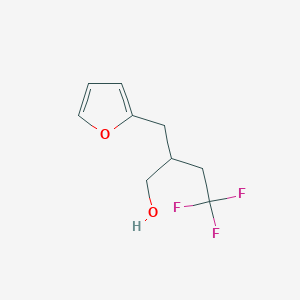 4,4,4-Trifluoro-2-(furan-2-ylmethyl)butan-1-ol