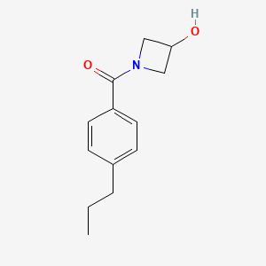 molecular formula C13H17NO2 B1488298 (3-Hydroxyazetidin-1-yl)(4-propylphenyl)methanone CAS No. 2072251-51-3