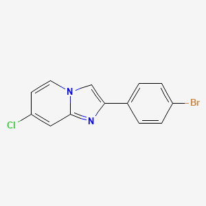 2-(4-Bromophenyl)-7-chloroimidazo[1,2-a]pyridine