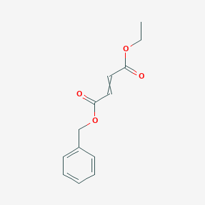 molecular formula C13H14O4 B14883007 4-O-benzyl 1-O-ethyl but-2-enedioate 